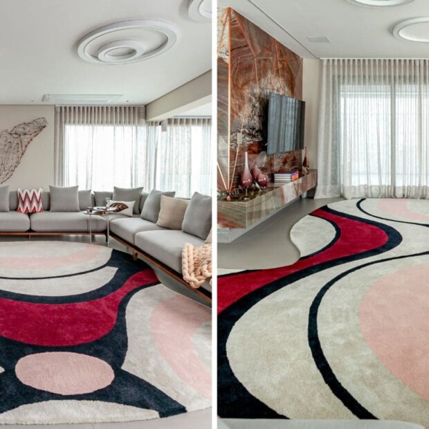 A importância dos tapetes no décor de interiores dos ambientes